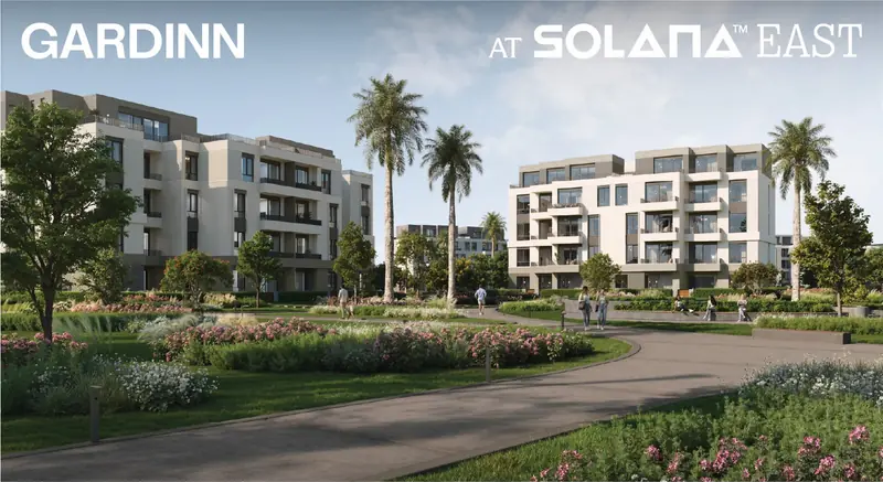 Gardinn low-rise residences render with landscaped gardens